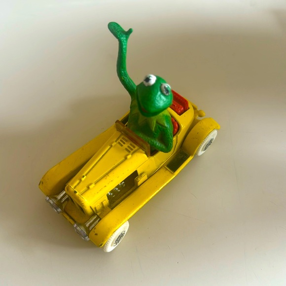 Vintage 1979 Corgi Muppets Kermit The Frog Car Roadster Jim Henson Toy - Picture 2 of 4